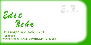 edit nehr business card